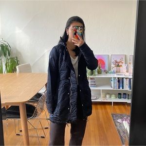 abercrombie long winter parka with hood